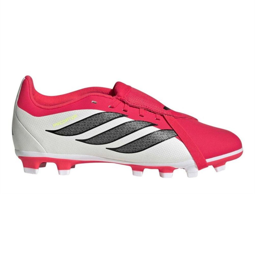Predator Childrens/Kids Fold Over Folded Tongue Firm Ground Football Boots / Red